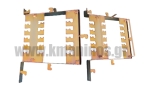 Κουτιαστός Μηχανισμός Διπλού Ατέρμονα Κοχλία Χτιστής Ψησταριάς &amp; Πλαίσια Σούβλας 15 Θέσεων