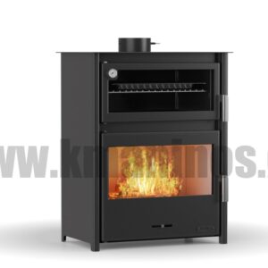 Ενεργειακή Σόμπα Ξύλου με Φούρνο - ATS Μασίνα 90-50 17.5kW (Thermiki)