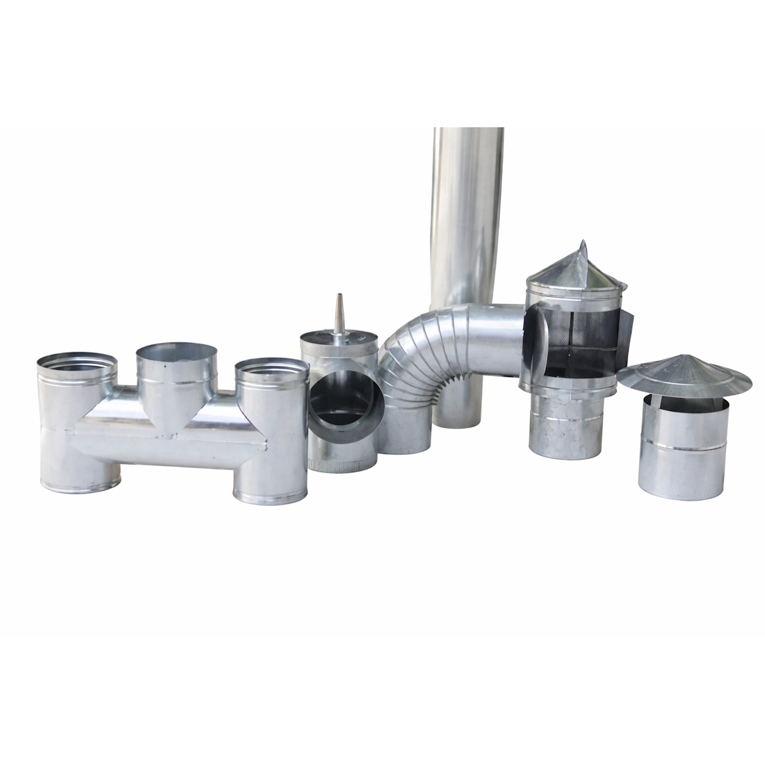 Μπουριά Γαλβανιζέ & εξαρτήματα για σόμπες - τζάκια