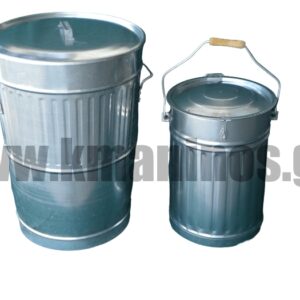Δοχεία Απορριμάτων Μεταλλικά - Κάδοι Σκουπιδιών Γαλβανιζέ