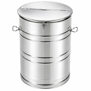 Δοχείο Ελαίου Inox με μισό καπάκι