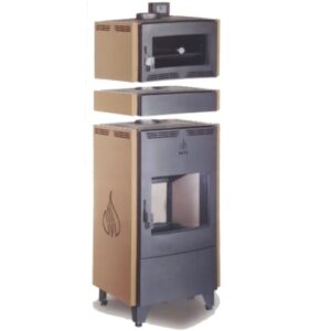Ενεργειακή Πολυμορφική Σόμπα Ξύλου - Arte Phoenix Air Hydro Oven (Arte - Assos)