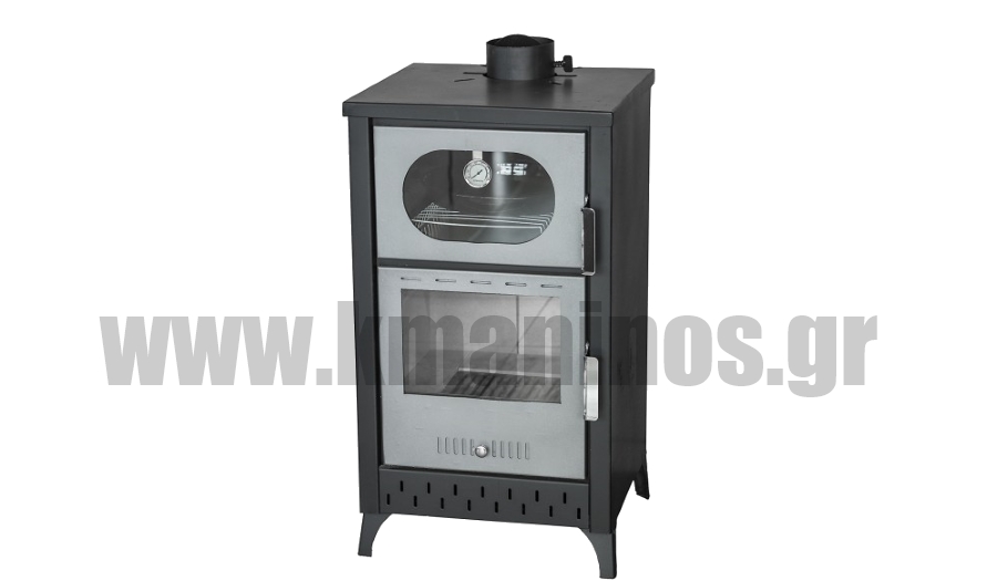 Ενεργειακή Σόμπα Ξύλου με Φούρνο και Πόδια - ΣΑ 250 (Agorastos)