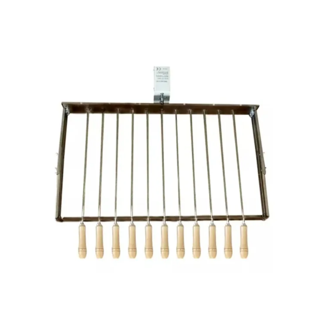 Μηχανισμός φουκούς ψησταριάς οριζόντιος για 11 σούβλες (μοτέρ γραβιέρας) - Image 2