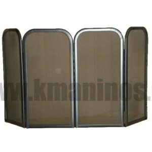 Παραβάν Τζακιού 4-Φύλλο Νο 110 Μαύρο