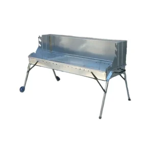 Ψησταριά Αρνιού Μονοκόμματη με Πλάτη & Ρόδες