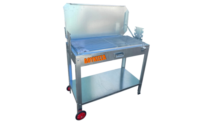 Ψησταριά Κάρβουνου Μονοκόματη με Καπάκι - Δούκισσα