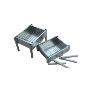 Ψησταριά Κάρβουνου Γαλβανιζέ Φορητή - Portable Mini