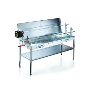 Ψησταριά Αρνιού Μονοκόμματη με Καπάκι Μήκους 145x50cm (Pitsilos)