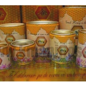 Κουτιά για Μελι Τενεκέδες Στρογγυλά