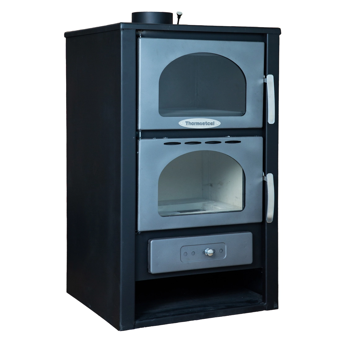 Ενεργειακή Σόμπα Ξύλου με Φούρνο - X70 16,5 kW (Thermosteel) - Image 2