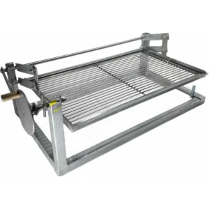 Μηχανισμός Ανύψωσης Σχάρας Ανοξείδωτη Σχάρα ΙΝΟΧ 304 80αρα 80x45εκ